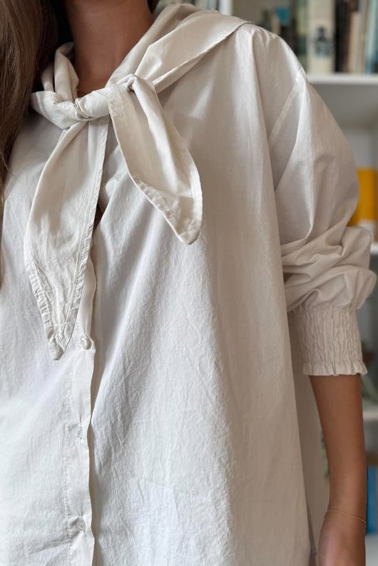 Paloma Tela Neckerchief Blouse Calico